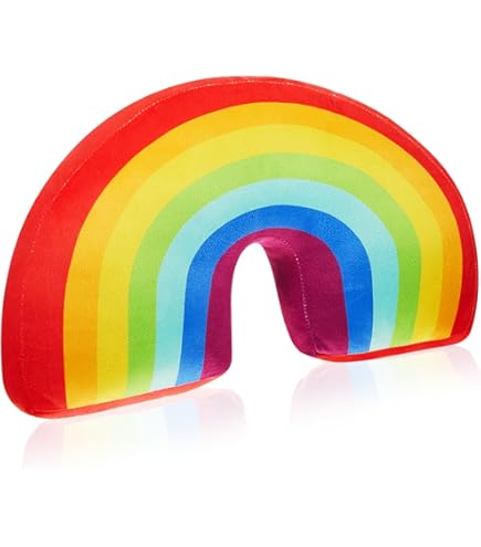 Amazon.com: Yi-gog Rainbow Shaped Pillow Plush Cute Decorative